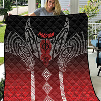 Aotearoa Maori Iwi Heritage Quilt Ngapuhi Kokowai LT7 Red - Polynesian Pride