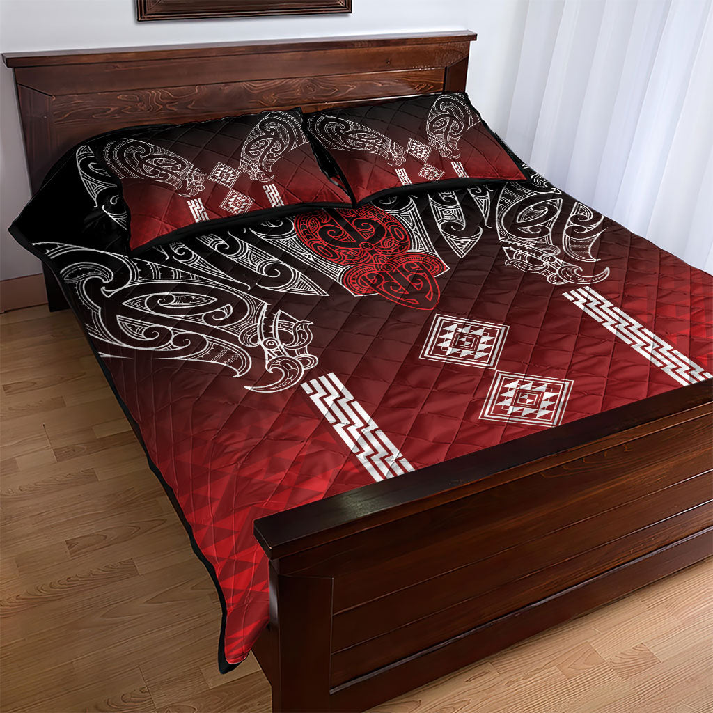 Aotearoa Maori Iwi Heritage Quilt Bed Set Ngapuhi Kokowai LT7 - Polynesian Pride