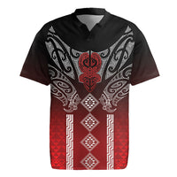 Aotearoa Maori Iwi Heritage Rugby Jersey Ngapuhi Kokowai LT7 Red - Polynesian Pride