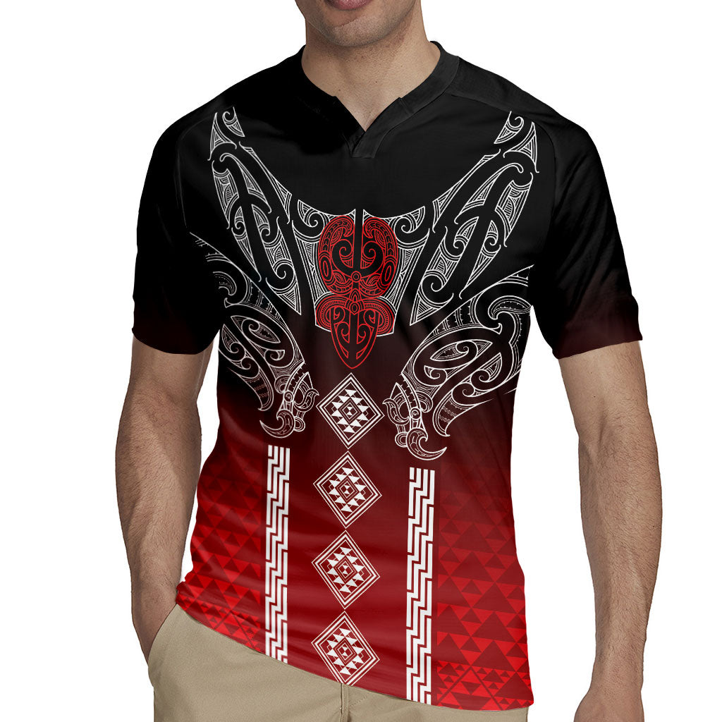 Aotearoa Maori Iwi Heritage Rugby Jersey Ngapuhi Kokowai LT7 - Polynesian Pride