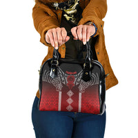 Aotearoa Maori Iwi Heritage Shoulder Handbag Ngapuhi Kokowai LT7 One Size Red - Polynesian Pride