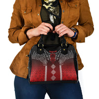 Aotearoa Maori Iwi Heritage Shoulder Handbag Ngapuhi Kokowai LT7 - Polynesian Pride