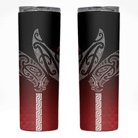 Aotearoa Maori Iwi Heritage Skinny Tumbler Ngapuhi Kokowai LT7 Red - Polynesian Pride