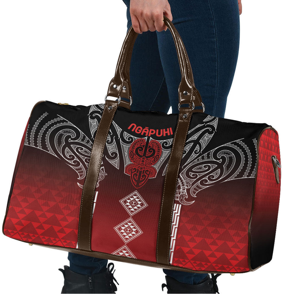 Aotearoa Maori Iwi Heritage Travel Bag Ngapuhi Kokowai LT7 - Polynesian Pride