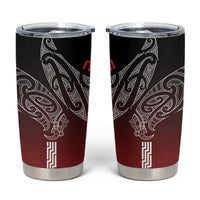 Aotearoa Maori Iwi Heritage Tumbler Cup Ngapuhi Kokowai LT7 Red - Polynesian Pride