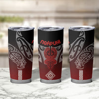 Aotearoa Maori Iwi Heritage Tumbler Cup Ngapuhi Kokowai LT7 - Polynesian Pride