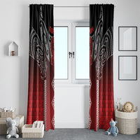 Aotearoa Maori Iwi Heritage Window Curtain Ngapuhi Kokowai LT7 - Polynesian Pride