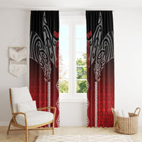 Aotearoa Maori Iwi Heritage Window Curtain Ngapuhi Kokowai LT7 - Polynesian Pride