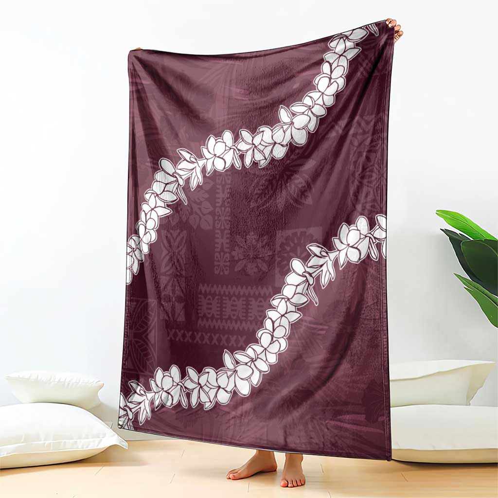 Hawaii Aloha Blanket Champange Quilt Patch Work Mix Plumeria Lei