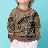 Tonga Ngatu Kid Ugly Christmas Sweater Tokelau Classic Motifs LT7 - Polynesian Pride