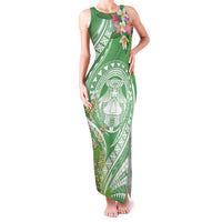 Aloha Molokai Island Family Matching Tank Maxi Dress and Hawaiian Shirt Hawaii Pua Kukui