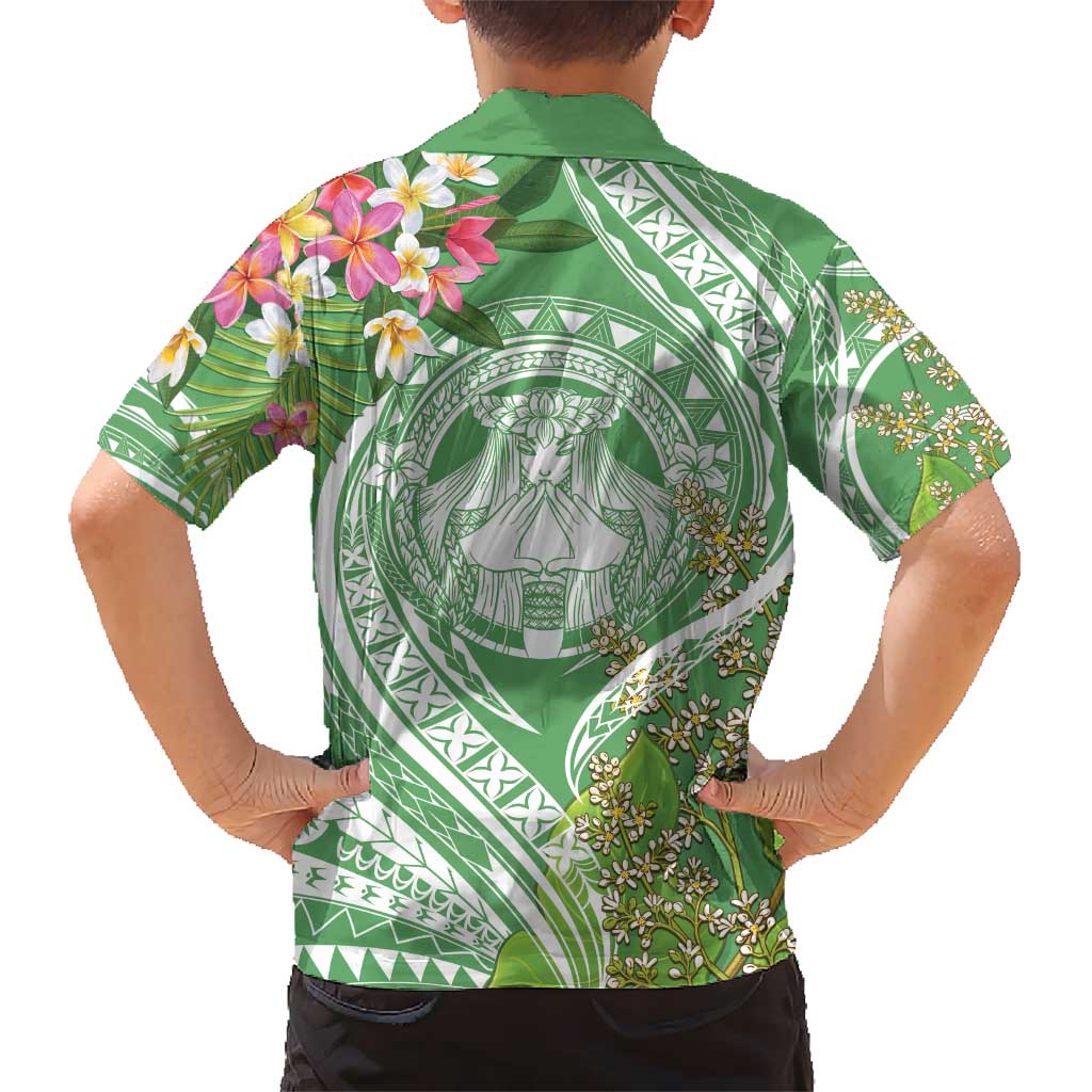 Aloha Molokai Island Kid Hawaiian Shirt Hawaii Pua Kukui LT7 - Polynesian Pride