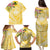 Aloha Hawaii Oahu Family Matching Puletasi and Hawaiian Shirt Wahine with Ilima Lei