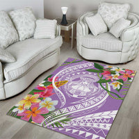 Aloha Hawaii Kauai Area Rug Frangipani Mix Mokihana Lei