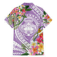 Aloha Hawaii Kauai Family Matching Mermaid Dress and Hawaiian Shirt Frangipani Mix Mokihana Lei