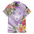 Aloha Hawaii Kauai Hawaiian Shirt Frangipani Mix Mokihana Lei