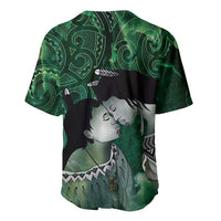 New Zealand Aroha Koe Mama Baseball Jersey Maori Hongi - Pounamu LT7 - Polynesian Pride