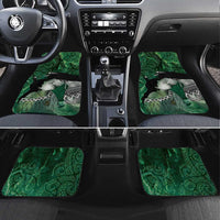 New Zealand Aroha Koe Mama Car Mats Maori Hongi - Pounamu