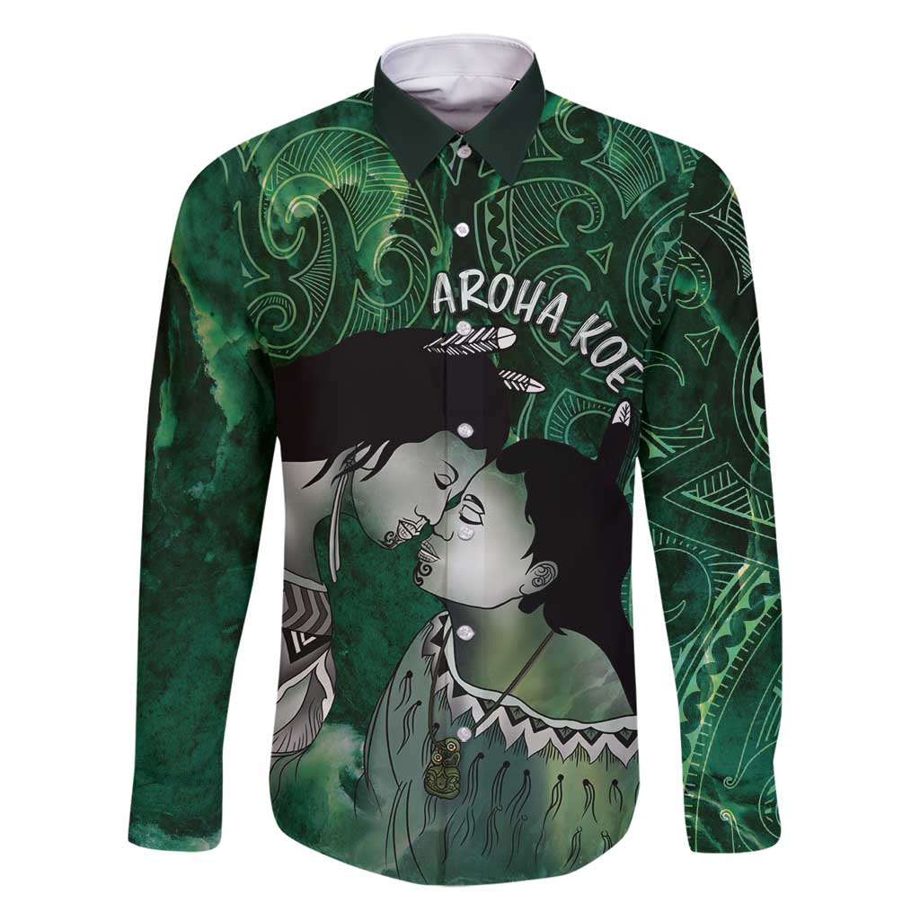 New Zealand Aroha Koe Mama Family Matching Off Shoulder Short Dress and Hawaiian Shirt Maori Hongi - Pounamu