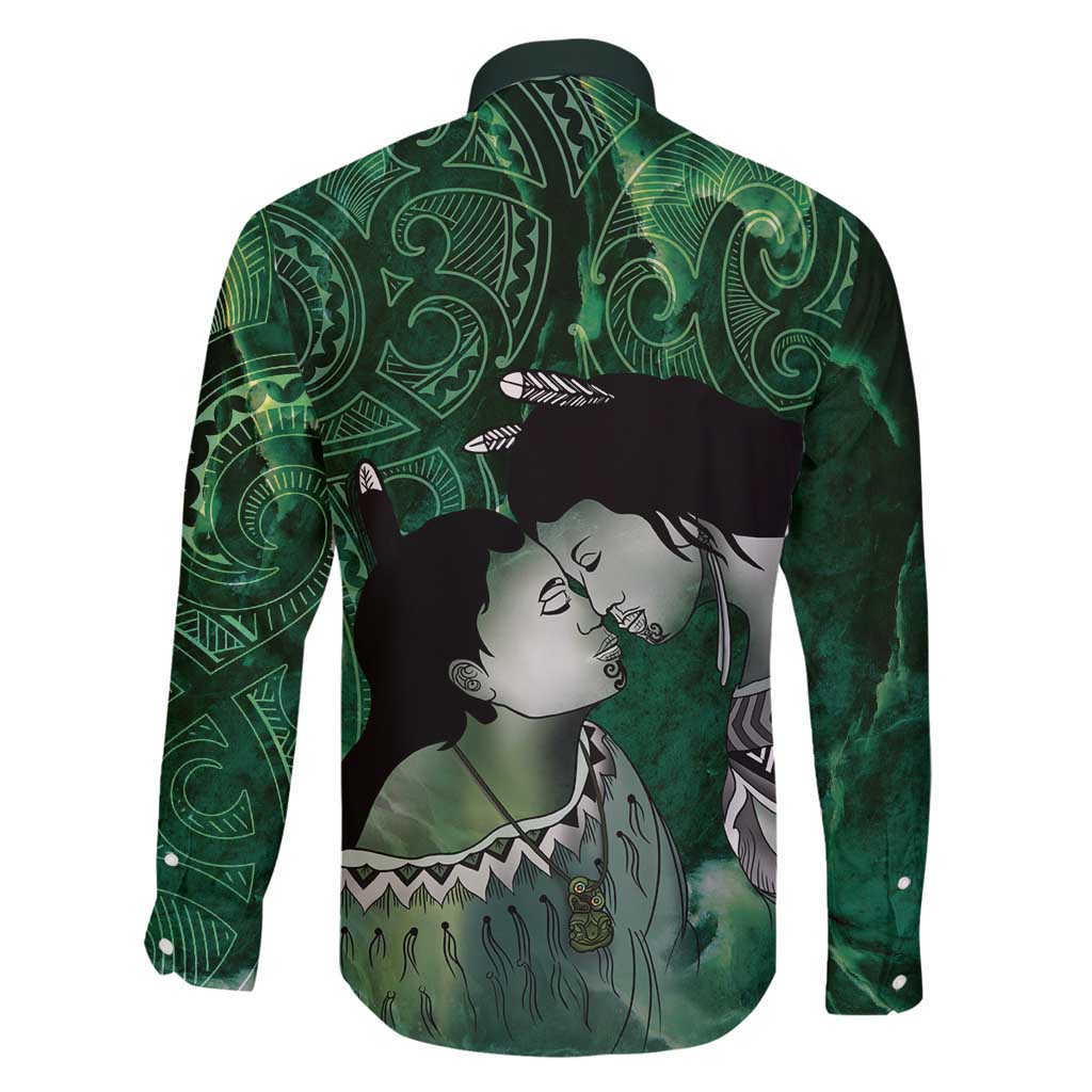New Zealand Aroha Koe Mama Family Matching Puletasi and Hawaiian Shirt Maori Hongi - Pounamu