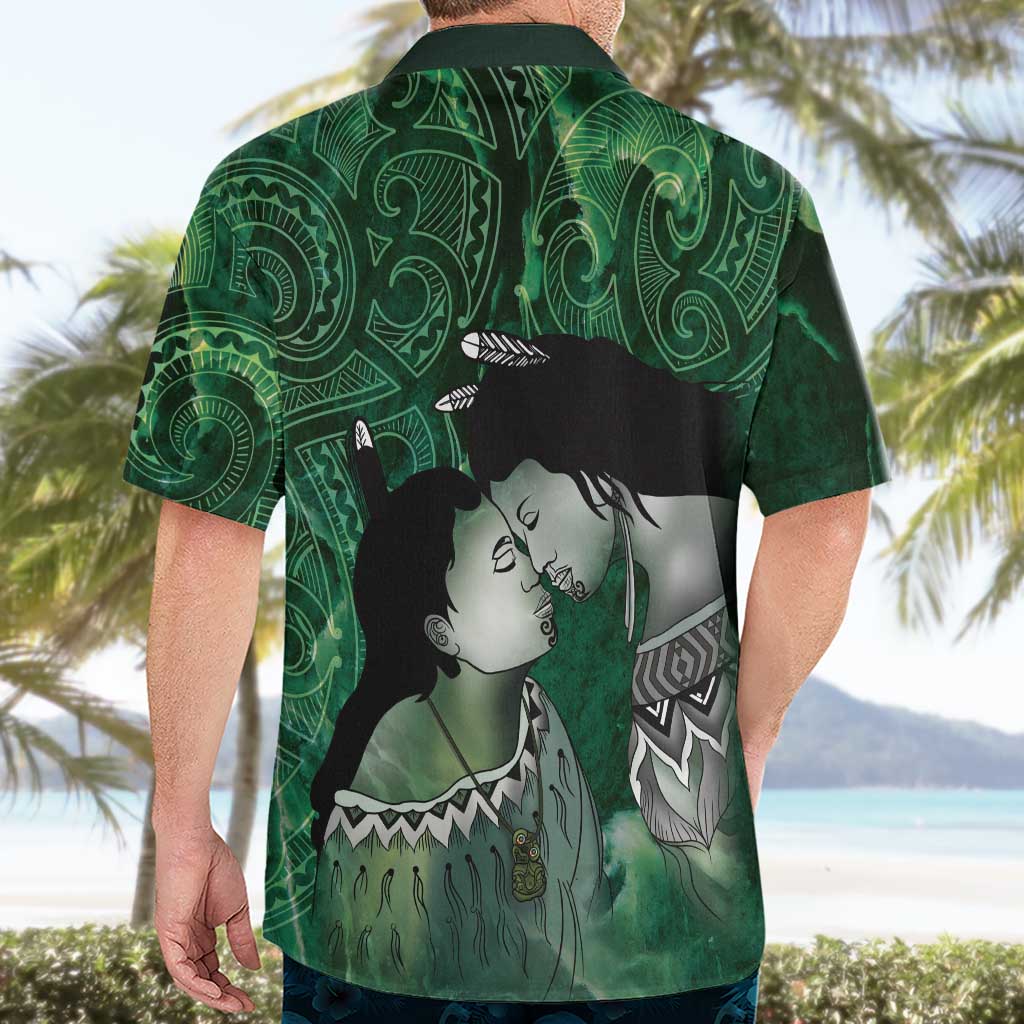New Zealand Aroha Koe Mama Hawaiian Shirt Maori Hongi - Pounamu