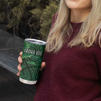 New Zealand Aroha Koe Mama Tumbler Cup Maori Hongi - Pounamu