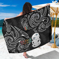 Kia Hara Te reo Maori Sarong Manaia Moko Pattern