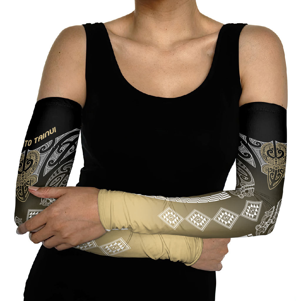 Aotearoa Maori Iwi Heritage Arm Sleeves Waikato Tainui Parauri LT7 - Polynesian Pride