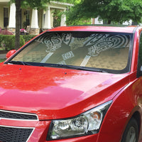Aotearoa Maori Iwi Heritage Auto Sun Shade Waikato Tainui Parauri LT7 - Polynesian Pride