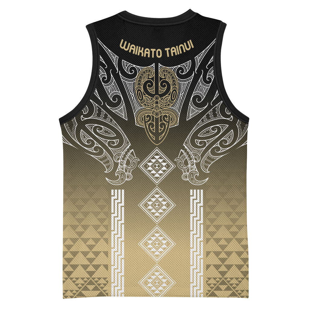 Aotearoa Maori Iwi Heritage Basketball Jersey Waikato Tainui Parauri LT7 - Polynesian Pride