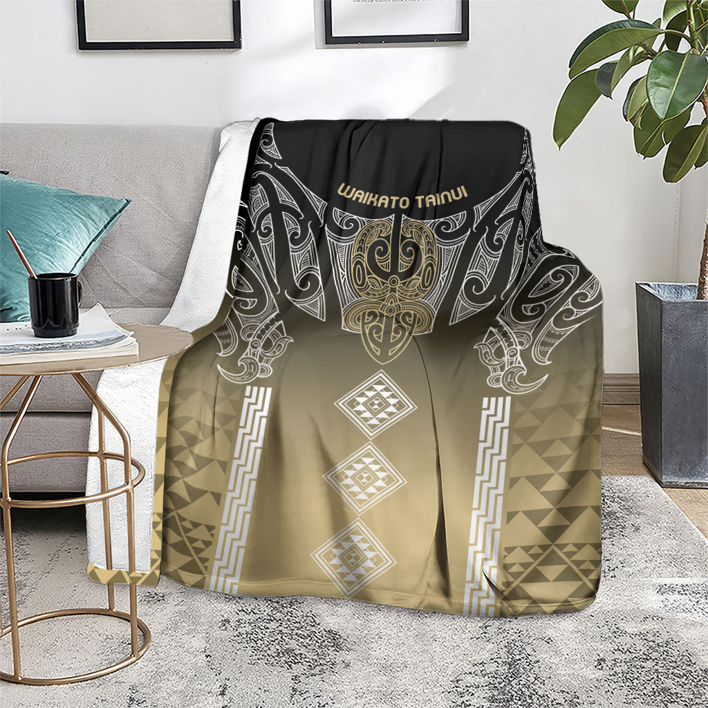 Aotearoa Maori Iwi Heritage Blanket Waikato Tainui Parauri LT7 - Polynesian Pride
