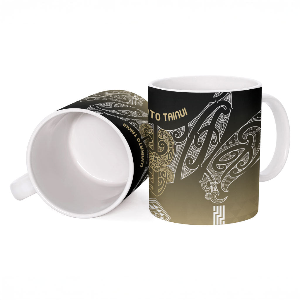 Aotearoa Maori Iwi Heritage Ceramic Mug Waikato Tainui Parauri LT7 - Polynesian Pride