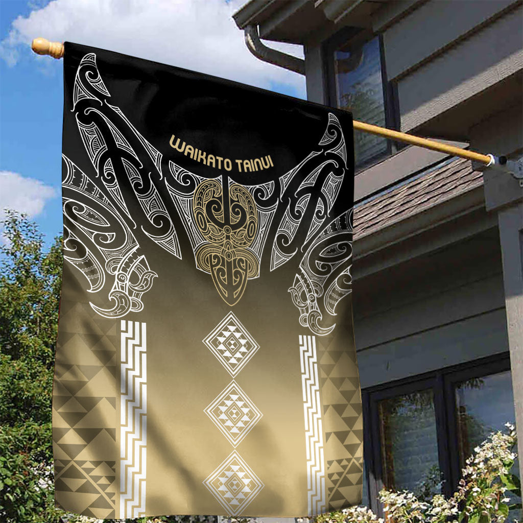 Aotearoa Maori Iwi Heritage Garden Flag Waikato Tainui Parauri LT7 - Polynesian Pride
