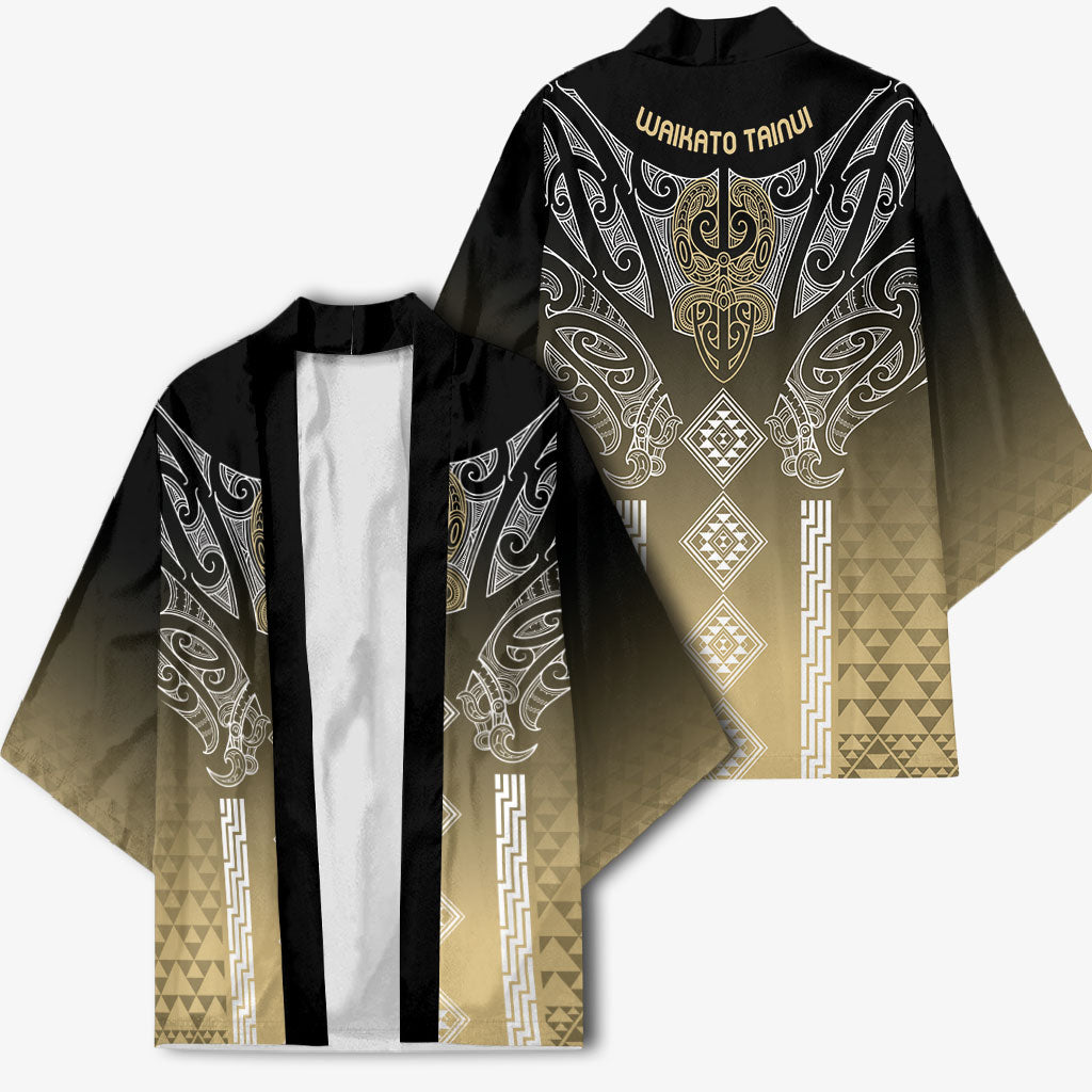 Aotearoa Maori Iwi Heritage Kimono Waikato Tainui Parauri LT7 - Polynesian Pride