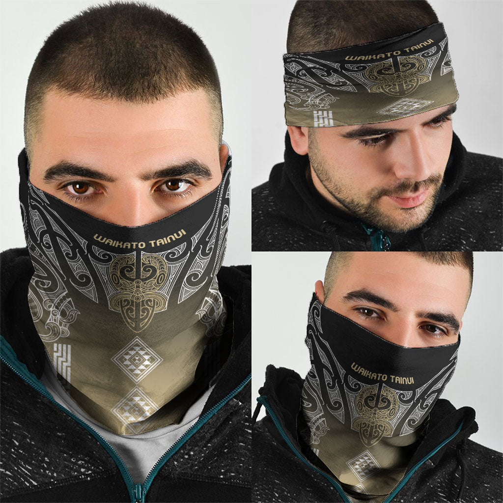 Aotearoa Maori Iwi Heritage Neck Gaiter Waikato Tainui Parauri LT7 - Polynesian Pride