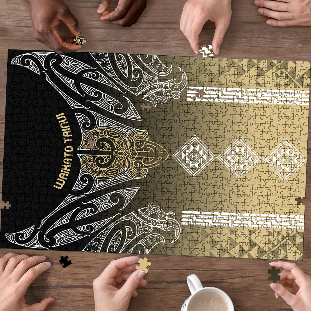 Aotearoa Maori Iwi Heritage Puzzle Waikato Tainui Parauri LT7 - Polynesian Pride