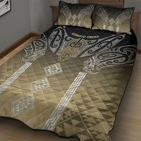 Aotearoa Maori Iwi Heritage Quilt Bed Set Waikato Tainui Parauri LT7 - Polynesian Pride
