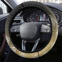 Aotearoa Maori Iwi Heritage Steering Wheel Cover Waikato Tainui Parauri LT7 - Polynesian Pride