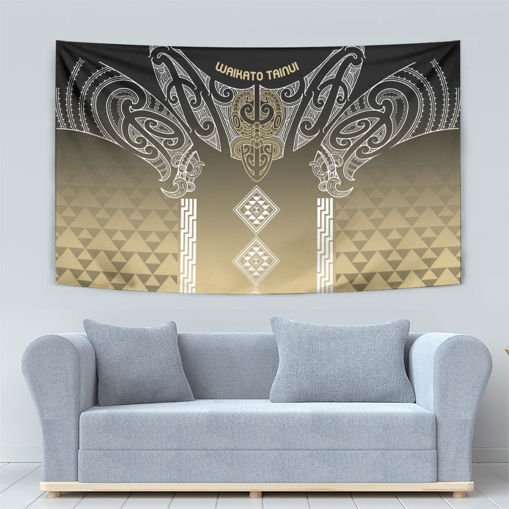 Aotearoa Maori Iwi Heritage Tapestry Waikato Tainui Parauri LT7 - Polynesian Pride