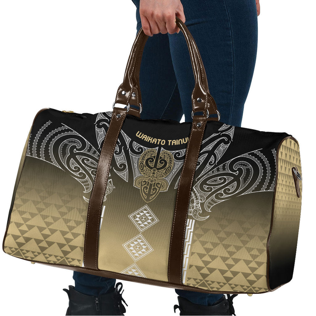 Aotearoa Maori Iwi Heritage Travel Bag Waikato Tainui Parauri LT7 - Polynesian Pride