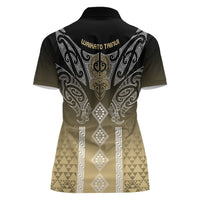 Aotearoa Maori Iwi Heritage Women Polo Shirt Waikato Tainui Parauri LT7 - Polynesian Pride