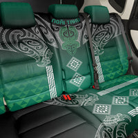 Aotearoa Maori Iwi Heritage Back Car Seat Cover Ngai Tahu Pounamu Green LT7 - Polynesian Pride