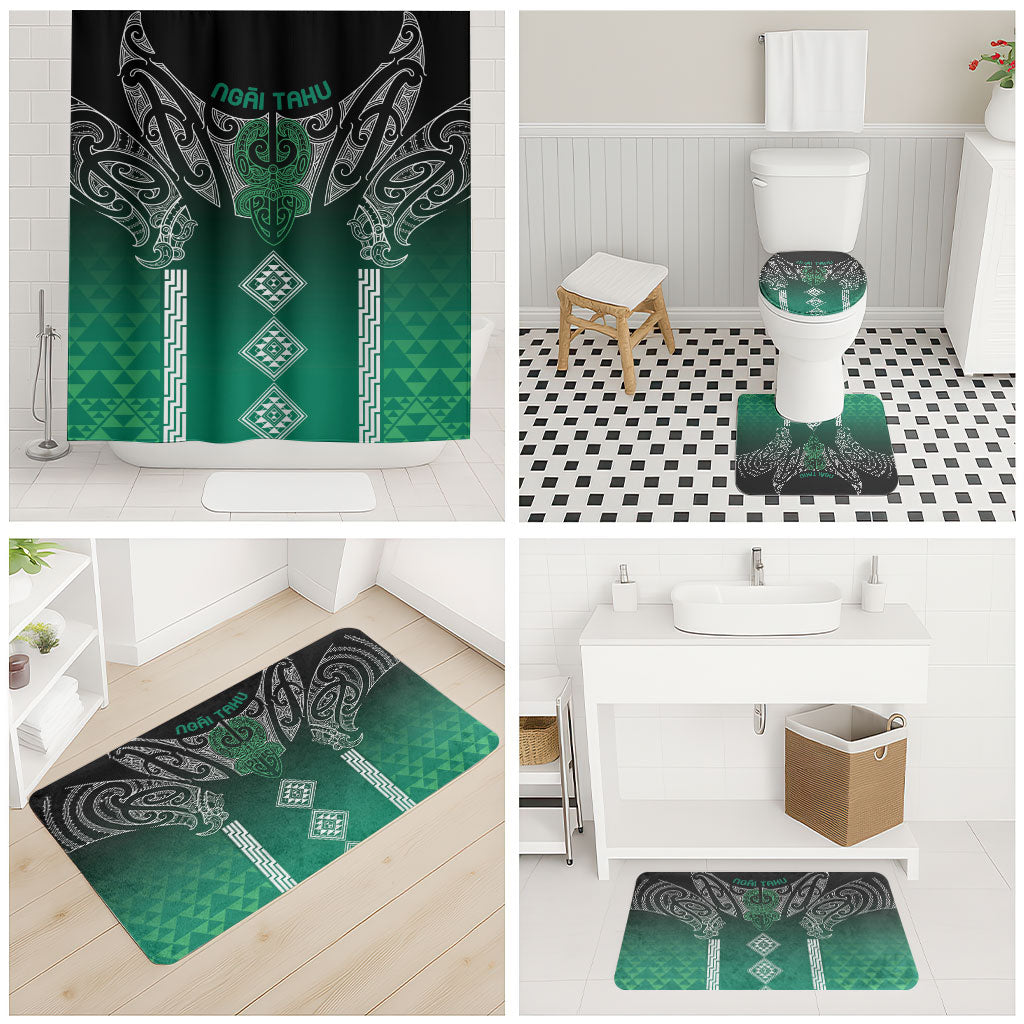 Aotearoa Maori Iwi Heritage Bathroom Set Ngai Tahu Pounamu Green LT7 - Polynesian Pride