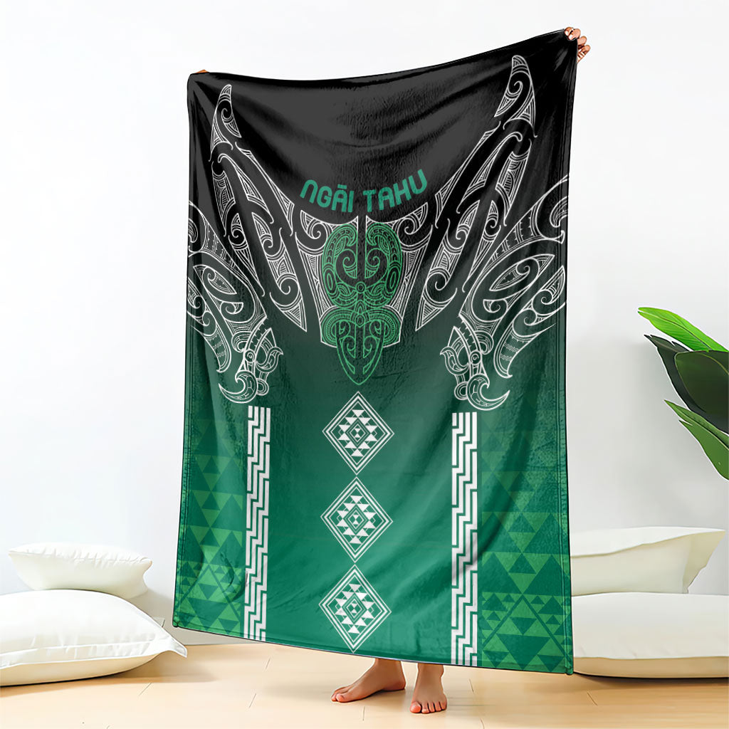Aotearoa Maori Iwi Heritage Blanket Ngai Tahu Pounamu Green LT7 - Polynesian Pride