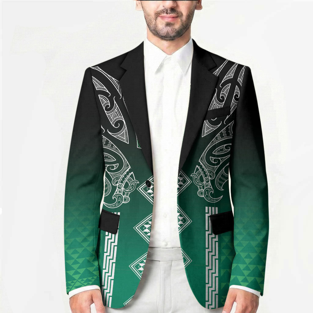 Aotearoa Maori Iwi Heritage Blazer Ngai Tahu Pounamu Green LT7 - Polynesian Pride