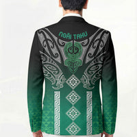 Aotearoa Maori Iwi Heritage Blazer Ngai Tahu Pounamu Green LT7 - Polynesian Pride