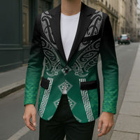 Aotearoa Maori Iwi Heritage Blazer Ngai Tahu Pounamu Green LT7 - Polynesian Pride