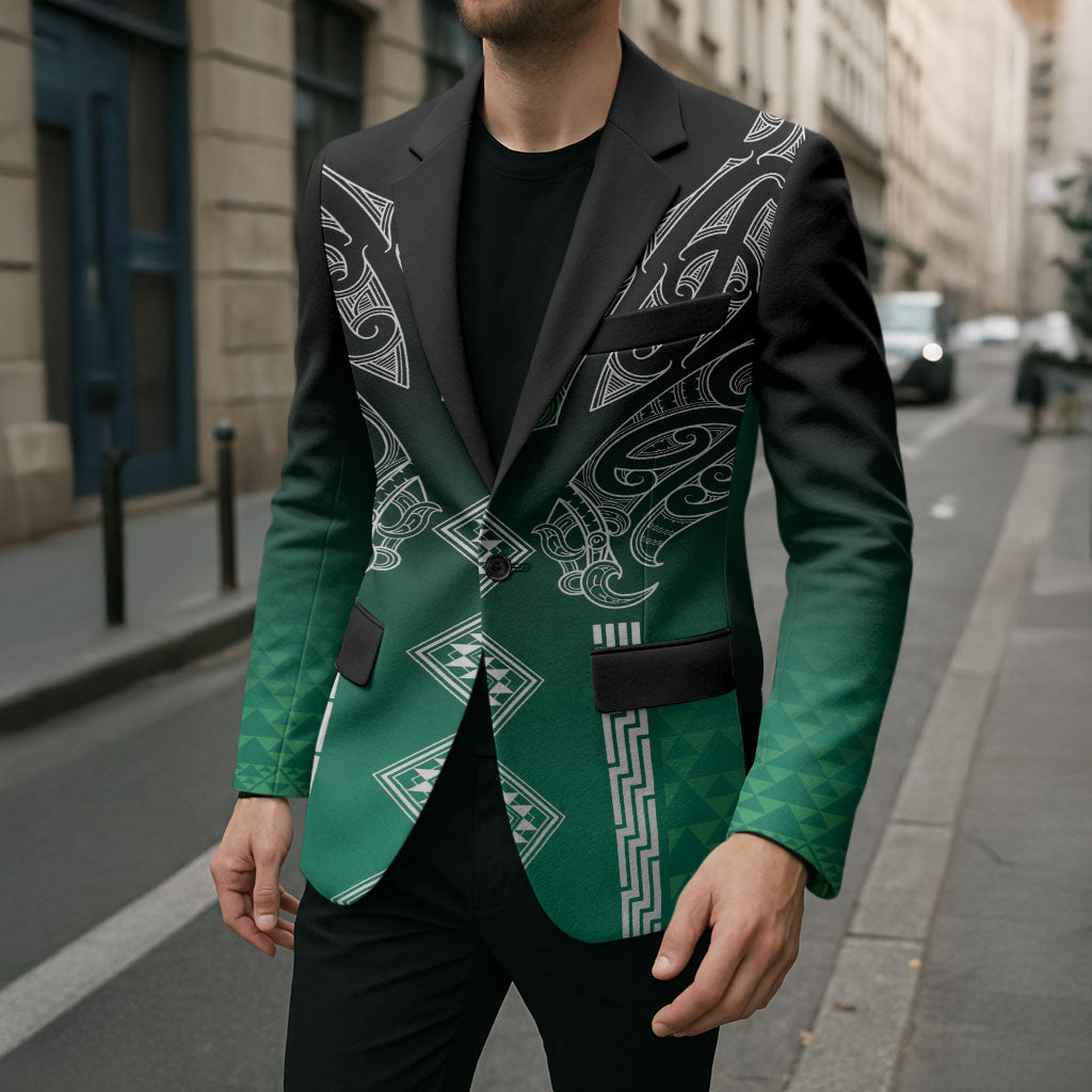 Aotearoa Maori Iwi Heritage Blazer Ngai Tahu Pounamu Green LT7 - Polynesian Pride