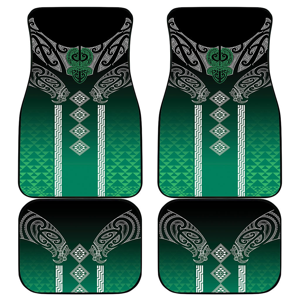 Aotearoa Maori Iwi Heritage Car Mats Ngai Tahu Pounamu Green LT7 - Polynesian Pride