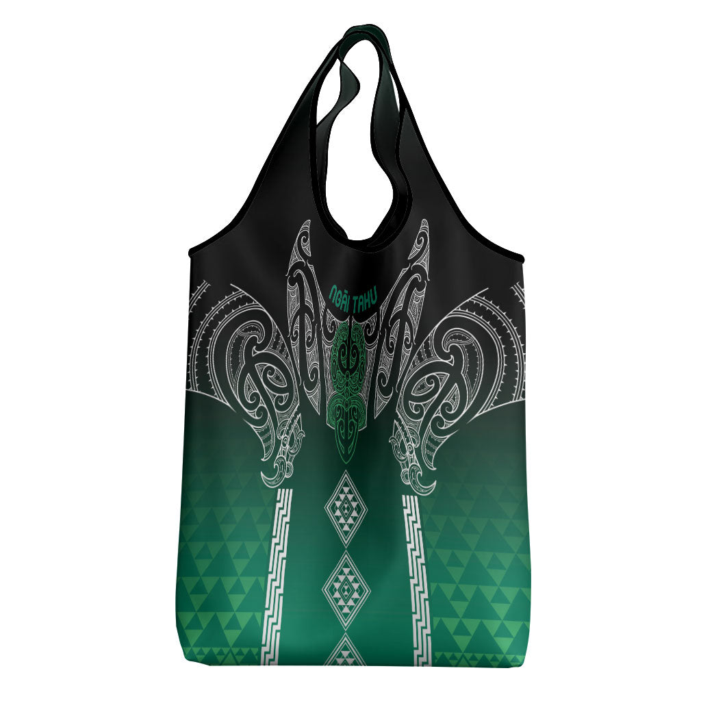 Aotearoa Maori Iwi Heritage Grocery Bag Ngai Tahu Pounamu Green LT7 - Polynesian Pride